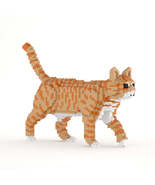 Orange Tabby Cats Sculptures (JEKCA Lego Brick) DIY Kit - $88.00