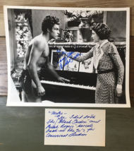 Buster Crabbe Signed 8X10 Tarzan Glossy Photo Personal Note Movie Actor No COA - £70.94 GBP