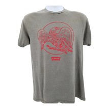 Levi&#39;s American Eagle Gray T-Shirt Mens Size Medium - £16.38 GBP