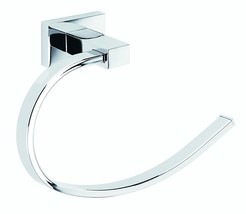 Albany Polished chrome small towel ring. Hand towel holder - £43.00 GBP