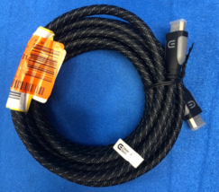 Commercial Electric Braided HDMI Cable - 4K HD - Black/Grey - New (No Box) - $7.91