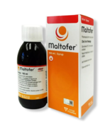 1 Bottle MALTOFER SYRUP 150ml SUPPLEMENTS FOR IRON DEFICIENCY / Pregnancy - $33.27 CAD
