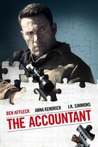 The Accountant Movie Poster 2016 - Ben Affleck - 11x17 Inches | NEW USA - £12.50 GBP