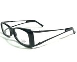Ray-Ban Eyeglasses Frames RB7011 2000 Black Rectangular Full Rim 50-16-135 - £38.94 GBP