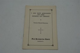 Clarence Macartney Sermon 1940&#39;s First Presbyterian Church Pittsburgh I ... - £18.59 GBP