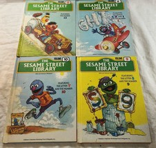 Sesame Street Library 1979 4 Volumes - #4 #9 #10 #13 Alphabet Counting Numbers - £10.93 GBP