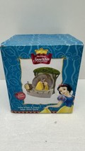 Disney Snow White &amp; Dopey Water Snow Globe &amp; Clock Seven Dwarves Disney ... - £25.18 GBP