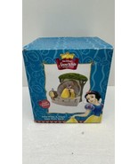 Disney Snow White &amp; Dopey Water Snow Globe &amp; Clock Seven Dwarves Disney ... - $32.62