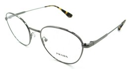 Prada Eyeglasses Frames PR 52VV 5AV-1O1 50-19-140 Gunmetal Made in Italy - $121.52