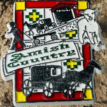 Vtg Amish Country Flexible Rubber Fridge Magnet Horse And Buggy - $9.87