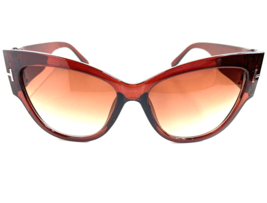 New Fashionista Oversized Elegant Brown Cat Eye Women&#39;s Sunglasses X5 - £10.20 GBP