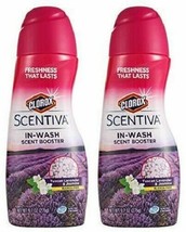 (2 Ct) Scentiva In-Wash Scent Booster Beads tuscan lavender jasmine 9.7 oz New - £22.02 GBP