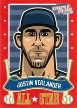 2013 Panini Triple Play Panini All-Stars #20 Justin Verlander NMMT Tigers - $4.46