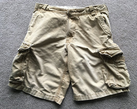 Men’s Size 32 - Areopostale Areo - Authentic Cargo Shorts WORN Khaki - £8.56 GBP