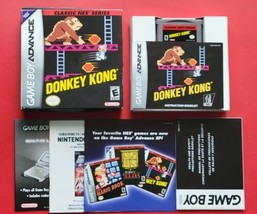 GBA Donkey Kong Classic NES Series Game Boy Advance Complete Nice Condition - £34.92 GBP