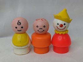 Fisher Price Little People Clown Baby Boy Plastic Body Head - $19.95