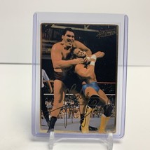 1994 Action Packed WWF wwe #26 Andre The Giant vs Randy Savage HIGH GRADE - C - £9.00 GBP