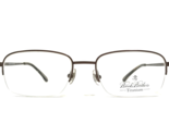 Brooks Brothers Eyeglasses Frames BB487T 1551T Brown Rectangular 54-18-140 - $93.28