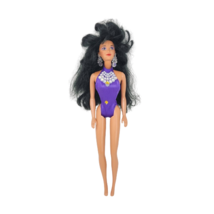 Vintage 1993 Mattel Sun Jewel Kira Barbie Doll # 10956 Purple Bathing Suit - £21.76 GBP