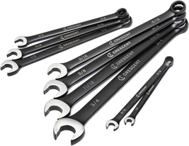 9 Piece X10 12-Point Long Pattern Combination SAE Wrench Set - €41,36 EUR