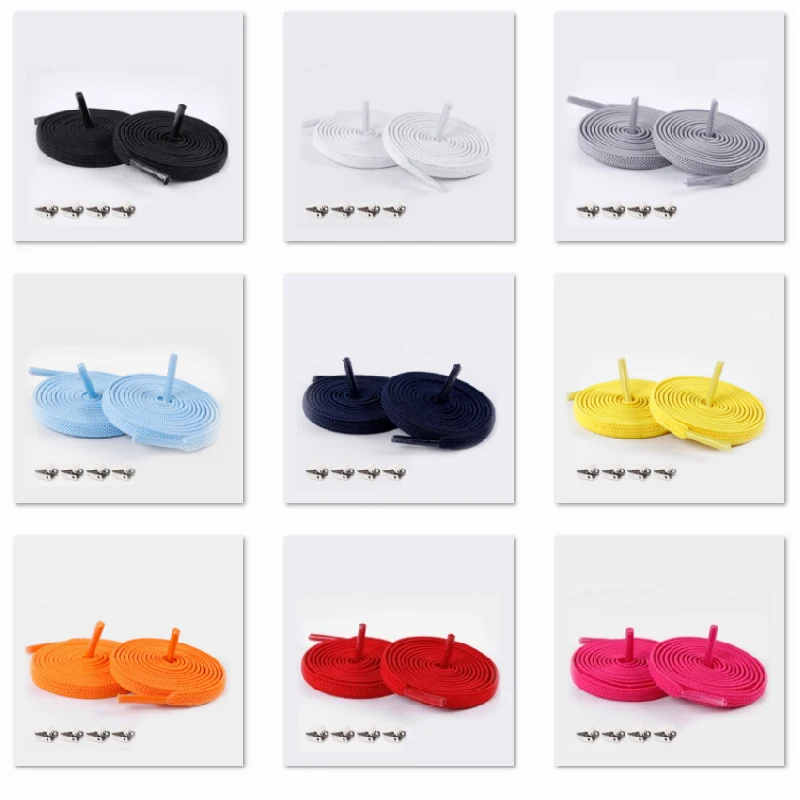 Play No Tie Shoelaces Elastic Outdoor Leisure Sneakers Quick Safety Flat Shoelac - $29.00