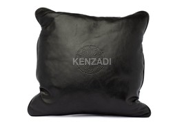 KENZADI Moroccan Handmade Leather Pillow Cases for Living Room, Sofa and... - $48.51