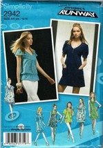 Simplicity Sewing Pattern 2942 Mini Dress Tunic Top Size 5-16 - £7.14 GBP