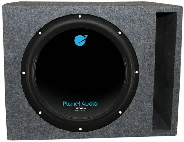 Planet Audio 12&quot; 1800W DVC Subwoofer and Single 12&quot; Vented Sub Box Enclo... - £187.40 GBP