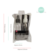Daiso Black and White Cap Spray Bottle (1pack 2 Bottles) - 100ml/3.4floz - €22,12 EUR