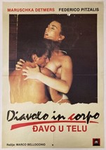 Original Movie Poster Diavolo in Corpo Erotic Bellocchio Maruschka Detme... - £60.18 GBP