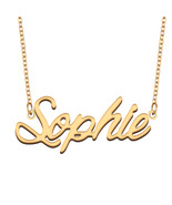 Sophie Name Necklace for Best Friend Family Member Birthday Christmas Gift - $15.99