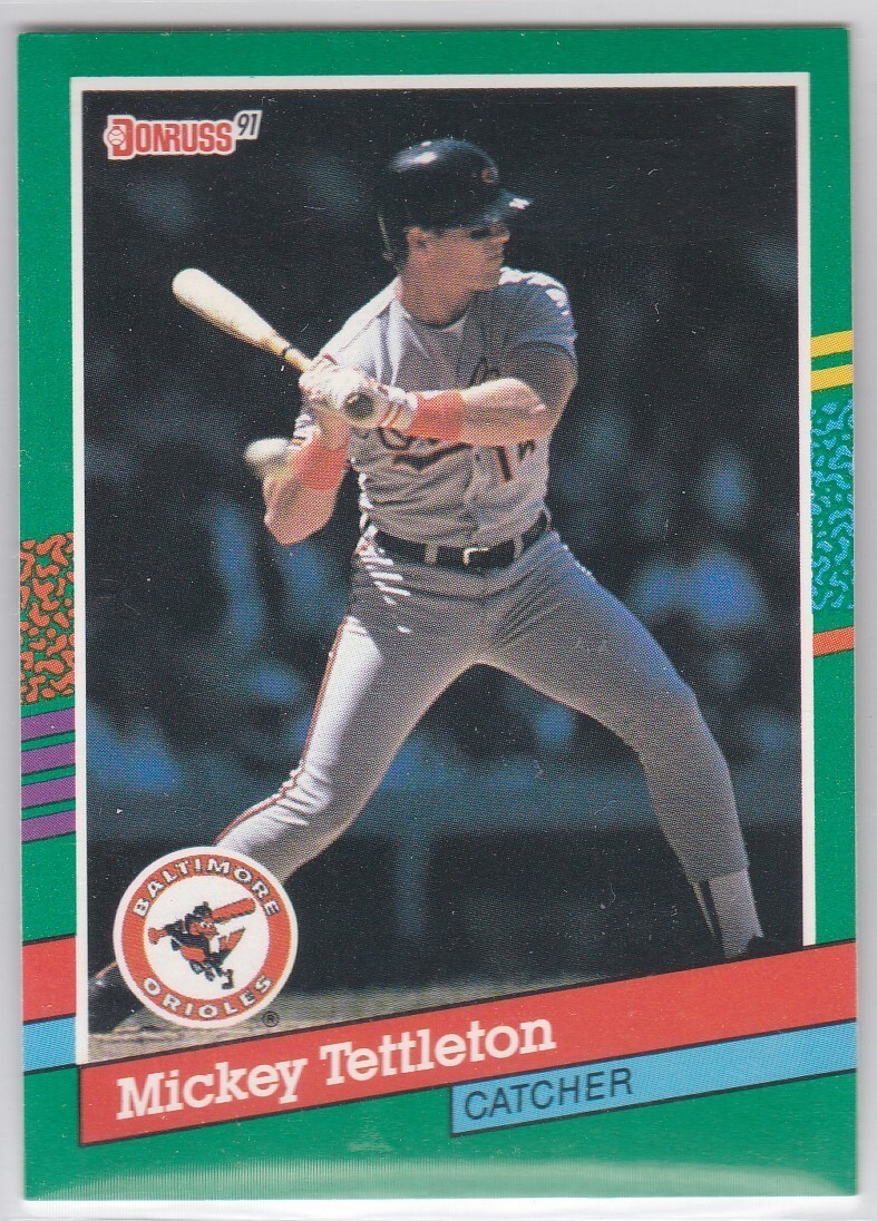 M) 1991 Donruss Baseball Trading Card - Mickey Tettleton #597 - $1.97