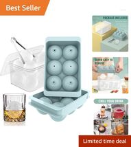 Quality Round Ice Cube Molds - 1.9in Spheres, Ideal for Cocktails &amp; More - $37.57
