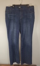 Women&#39;s J Jill Plus Size Dark Wash Stretchy 20W Denim Blue Jeans - £28.02 GBP