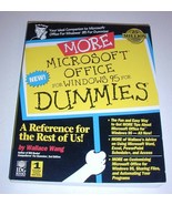 Vintage More Microsoft Office For Windows 95 for dummies 1996 - £4.71 GBP