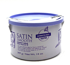 Satin Smooth Honey Wax With Vitamin E 14 oz - £17.86 GBP