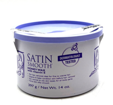 Satin Smooth Honey Wax With Vitamin E 14 oz - £18.11 GBP