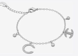 Just Cavalli Carabiner Charm Bracelet in Silver - £100.76 GBP
