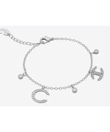 Just Cavalli Carabiner Charm Bracelet in Silver - $176.53 CAD
