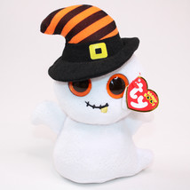 Ty Beanie Boos  NIGHTCAP The Halloween White Ghost 6 Inch Plush Toy NEW ... - £7.64 GBP