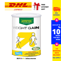 Appeton Nutrition Weight Gain Powder Adults Vanilla Flavor 450g DHL SHIPPING - $65.72