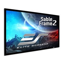 Elite Screens Sable Frame 2 Series, 180-inch Diagonal 16:9, Active 3D 4K... - $1,404.99