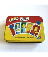 Vintage the SIMPSONS 2002 UNO Special Edition CARD GAME Collectors Tin - $19.99