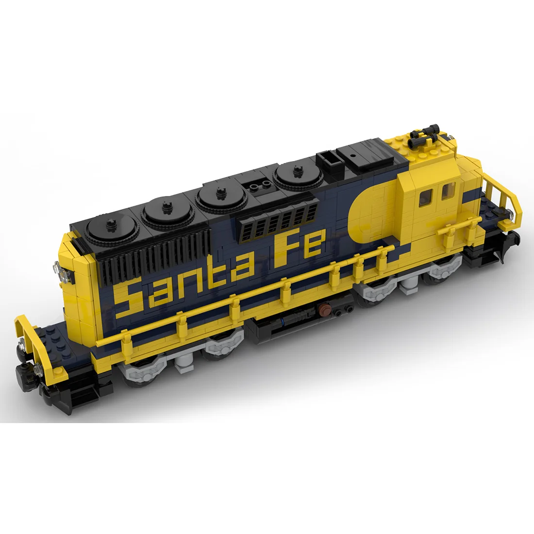 Authorized 860parts MOC-78947 Diesel Locomotive Train Bricks Blocks Moc Set  - £119.40 GBP
