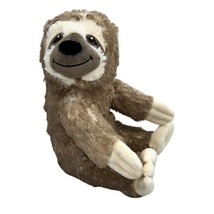 Three Toed Sloth Maxwell Phillip Progressive Brown White Face Plush Stuffed Toy - £8.73 GBP