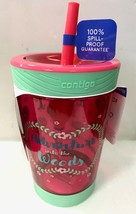 Contigo Kids 14oz Spill-Proof Tumbler with Straw Pink Adventure Children Bottle - £7.16 GBP