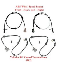 4X ABS Wheel Speed Sensor Front Rear L/R Fits Nissan Frontier 2005-2019 W/MT 4WD - $49.00