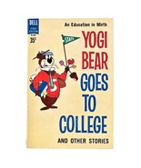 Yogi Bear Goes to College 1st Edition Stated 1st Printing 1961 Comic Pap... - $40.00