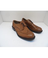 Johnston &amp; Murphy Men&#39;s Henrick Wing Tip Dress Shoe Tan Size 10M - £62.79 GBP