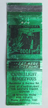 Candlelight Rendezvous - Restaurant 20 Strike Matchbook Cover - £1.36 GBP